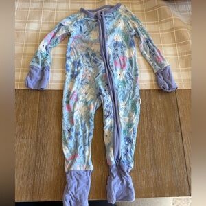 Little Sleepies Blue Floral